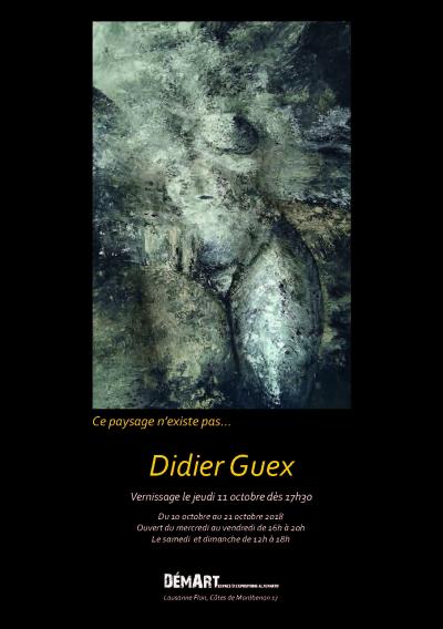 Affiche Didier Guex, ce paysage n&#039;existe pas...
