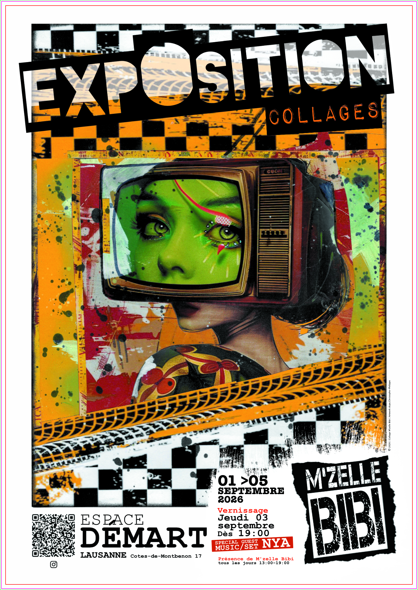 Expo Collage M'zelle Bibi