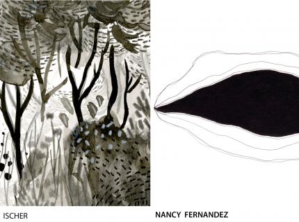 montage tableaux Nancy Fernandez et Morgane Ischer pour démart