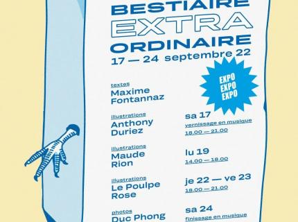 Expo collective Bestiaire extraordinaire